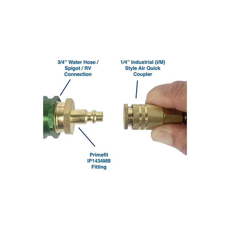 Primefit - Blow Out Plug With Air Quick Connect -