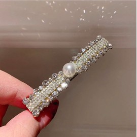 MISS MUMU Hair Accessories, Hair Clip, Pearl, Hair Accessory, Hair Ornament, Ribbon Pin, Hair Arrangement, Barrette, Bulk Hair Pin, Women and Children, For Photography, Weddings, Schools, Parties