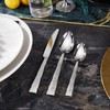 KEAWELL Premium Lava Silverware Set – 18/10 Stainless Steel Flatware,