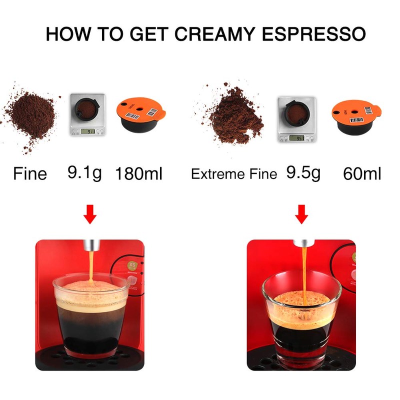 i Cafilas Refillable Coffee Capsule for Tassimoo Boosch, Reusable Refill