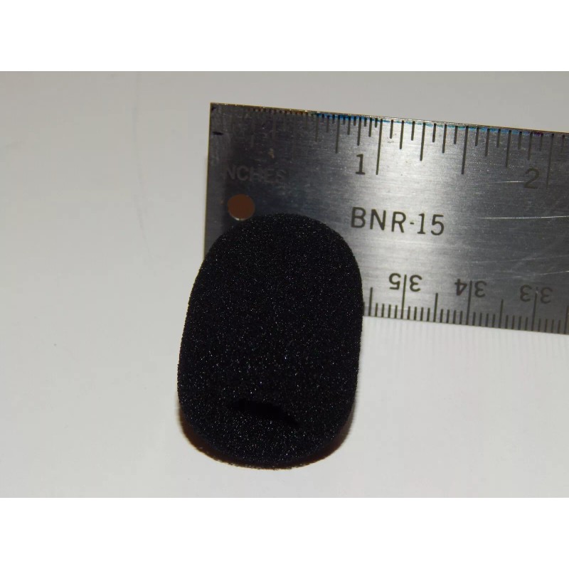 Unbranded 1 black Microphone Headset Windscreen Sponge Foam Mic Cover