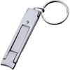 Silver Stainless Steel Nail Clippers Folding Practical Multifunctional Household Scissors