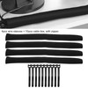 4Pcs Cord Organizer Management Sleeve Cable Cover with Zipper Protective