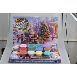 ilauke Slime Advent Calendar 2025, Christmas Slime Making Kit 24 Days of Surprises with Different Texture Fluffy Slime Kit