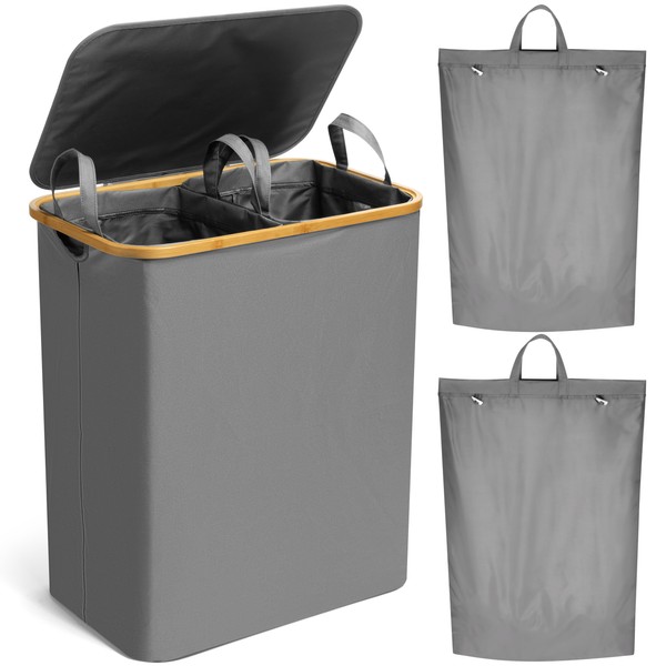 Luxe Laundry Clothing Hamper - 145L XL Laundry Basket with