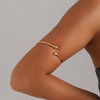YANCHUN Bangle Bracelet Multilayer Adjustable Upper Arm Bangle Gold Jewelry