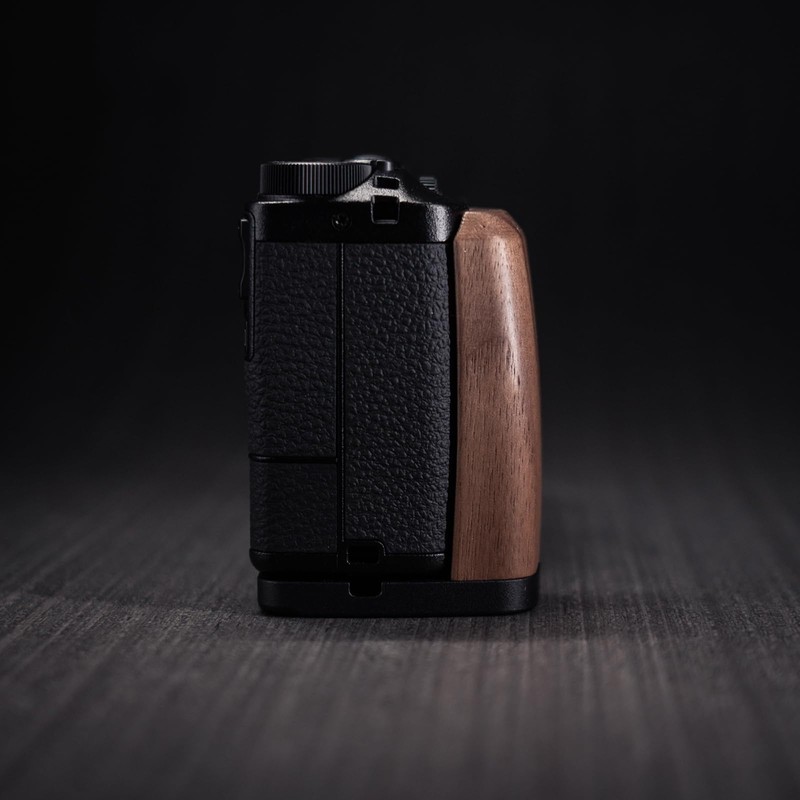 Iborrys Premium Real Wood Camera Grip, Compatible with Ricoh GR