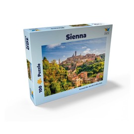 MyPuzzle Panorama of Siena - Tuscany, Italy - Premium 100 Piece Jigsaw Puzzle for Adults