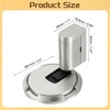 QUARKZMAN Magnetischer Türstopper, leiser magnetischer Bodentürstopper mit Klebstoff, mechanischer Bodentürstopper