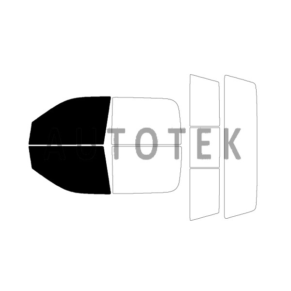 AUTOTEK PreCut Film Front Two Door Windows Any Tint Shade