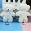 WEGUTATS 12 Pack Mini White Teddy Bears , 4.7 inch