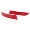 1 Pair Rear Bumper Reflector 63257352210 Smooth Surface Fit For