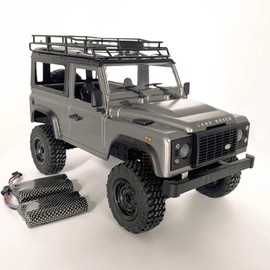 HLSFWDRIVE MN99S RC Rock Crawler 4x4 Land Rover RC Crawler 1/12 Scale Remote Control Truck All Terrain Proportional Throttle Steering 280 Motor Upgraded Chassis 2 Batteries Hobby Toy for Adult