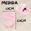 200 Anillo Para Pegamento Pestaas Soporte Ajustable Set F Surtidos