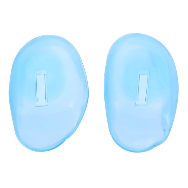 HEALLILY Herramienta de protección auditiva de silicona suave protector de oído para peluquería, 1 par (azul cielo)