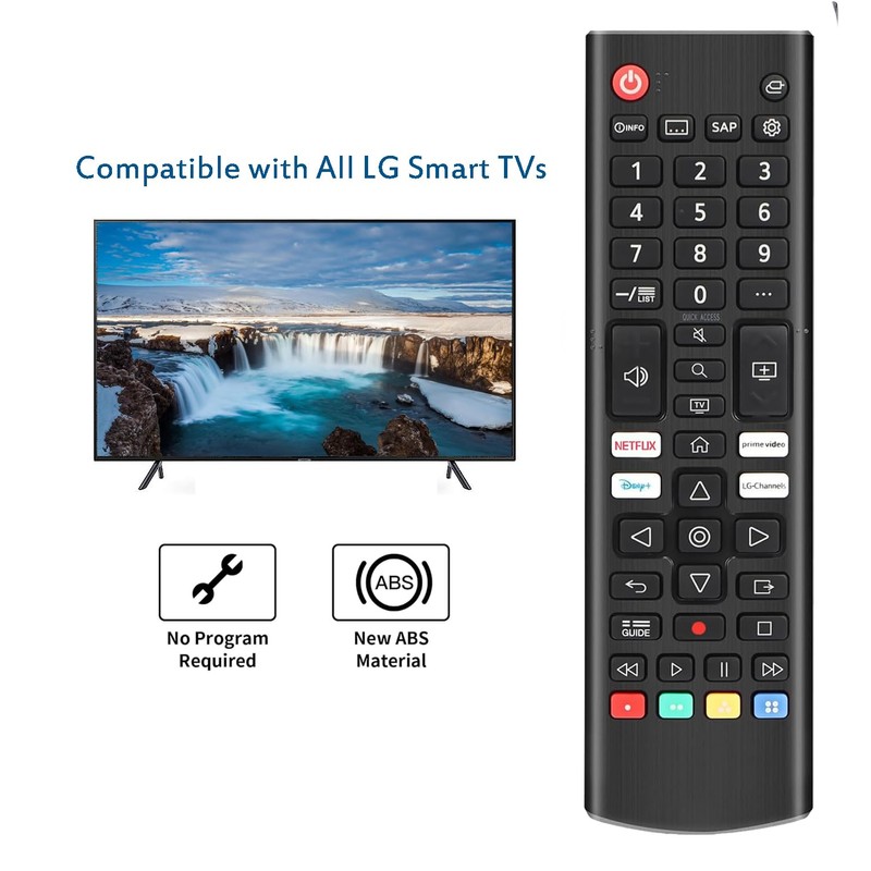 Universal Remote Control for LG Smart TVs, Replacement Remote Compatible