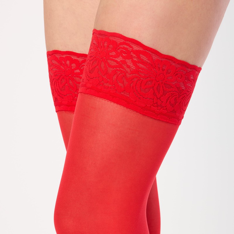 Merry Style Women's Microfibre 40 Denier Hold Up Stockings With