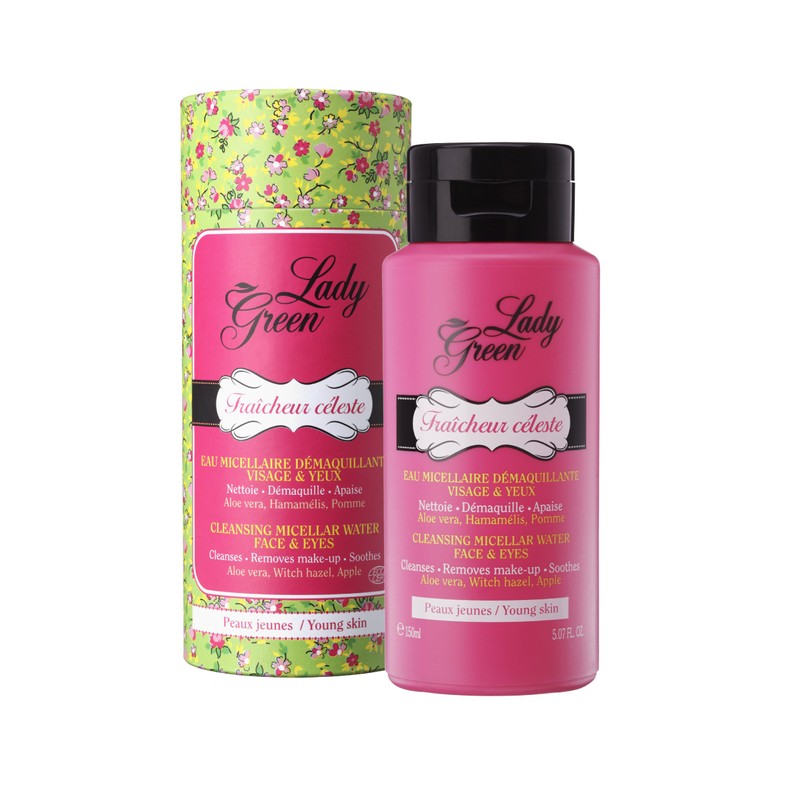 Lady Green Mizellar Cleansing Water "Fraîcheur Céleste 150ml *