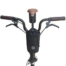 London Craftwork Water Resistant Stem Bag for BROMPTON and Birdy in BLACK