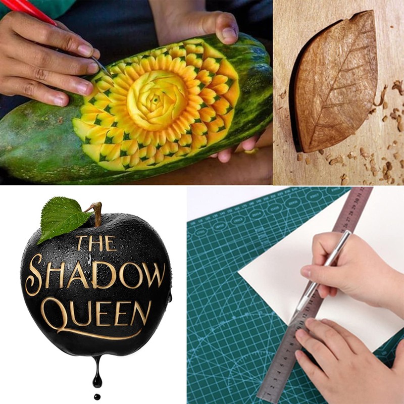 90PCS Knife Blades Precision Craft Knife Set, for DIY Artwork,