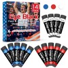 14 Pack Red White Blue Eye Black for Football, Baseball