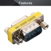 Fielect DB9 VGA Gender Changer 9 Pin Male to Female
