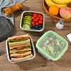 Paquete de 2 recipientes para sándwich, caja de sándwich de