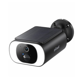 ieGeek S1 Solar Security Cameras Wireless Outdoor, 2K WiFi Battery Powered Home Surveillance Camera with Embedded Solar Panel, AI Motion Sensor, Smart Alarm, Color Night Vision, Cloud/SD,Works w/Alexa