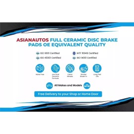 Asianautos Full Ceramic Front Brake Pads For Ford Explorer 2020-2023