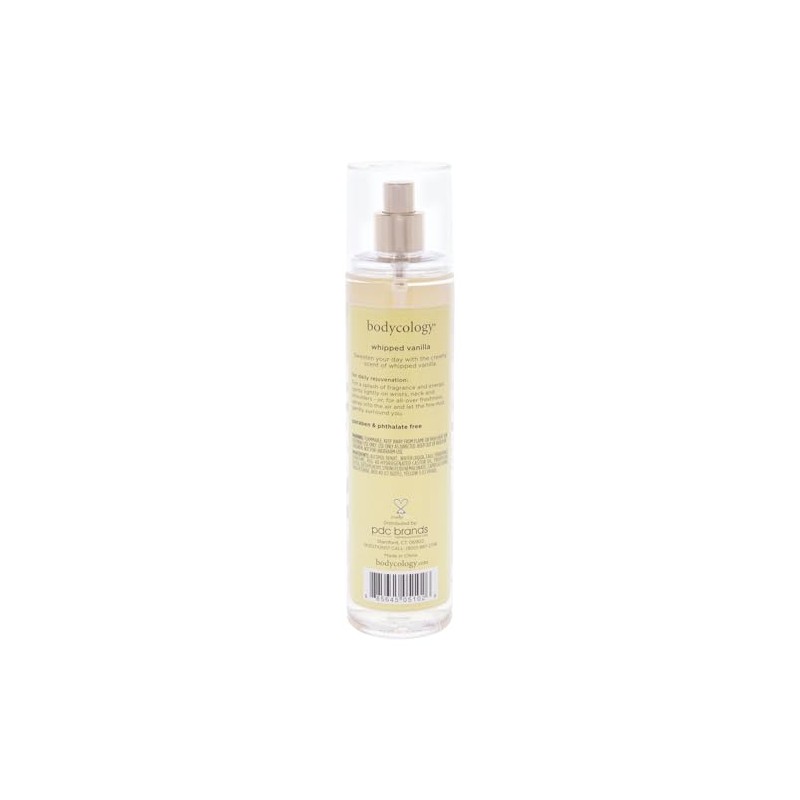 Bodycology Long-Lasting Fragrance Body Mist, Whipped Vanilla, 8 fl oz