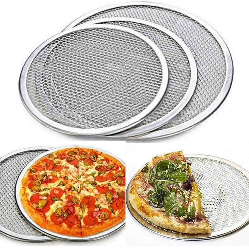 Prettyia 6" to 17" Aluminium Mesh Pizza Screen Baking Tray