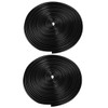 FELTECHELECTR 2Pcs Car Door Edge Guards Rubber Door Edges Protectors