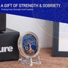 Dancing for Life Sobriety Coin-AA Coins Sobriety Gifts for Anniversary