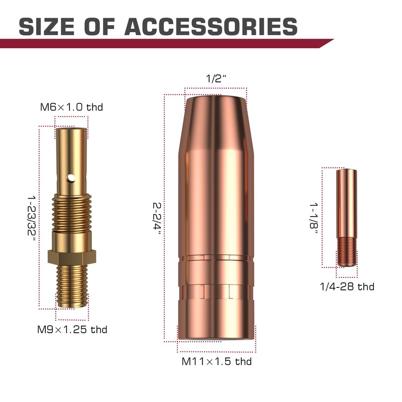 ARCCAPTAIN for Lincoln Magnum 100L Welder Part .035" Contact Tip