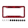 Rose License Plate Frame - 1 Pcs Funny Aluminum Car