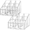 Ckoytals 2 PCS Lipstick Organizer and Storage, Acrylic Lipstick Holder,