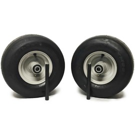 (2) Pneumatic Tire Assemblies 15x6.00-6 Fits Gravely Pro Turn 200 400 07100212