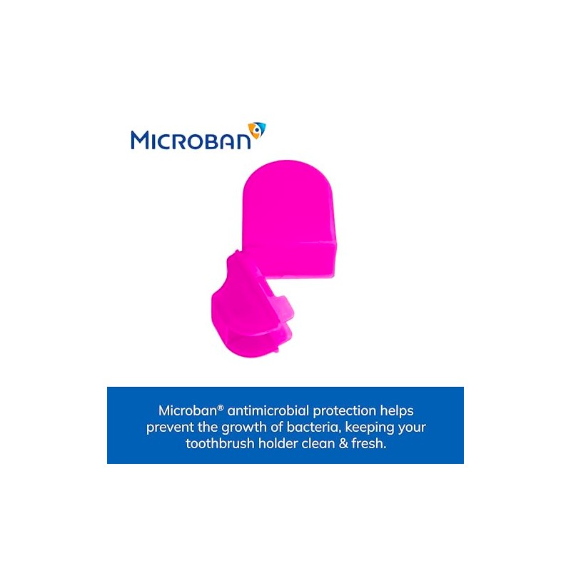 Sprayco Travel Toothbrush Head Cover Protector for Toothbrushes with Microban,