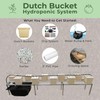 10-Pack Dutch Bucket Hydroponic System – Bato Buckets with Siphon