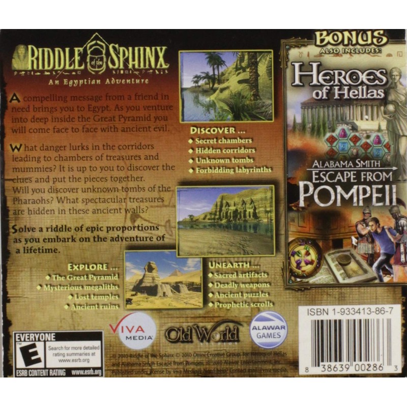 Riddle of the Sphinx (Jewel Case) - PC