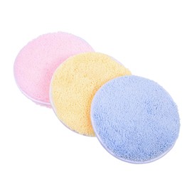 Vaguelly 3pcs Compact Powder Puff Makeup Tool Gentle Makeup Remover Pads for Foundation Concealer Blush