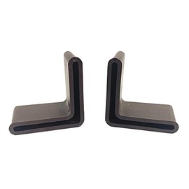 Elegent Upholstery 1-1/4" x 1-1/4" Inch Bed Frame Plastic Protector End Edge Guard Caps - Set of 2