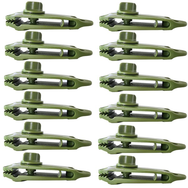 DanYun Tent Clips, For Camping Fixing, Tarp Clips, Plastic, Windproof,