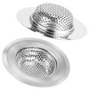 QYHOO 2 PCS Kitchen Sink Strainer Stainless Steel, 4.5 inch
