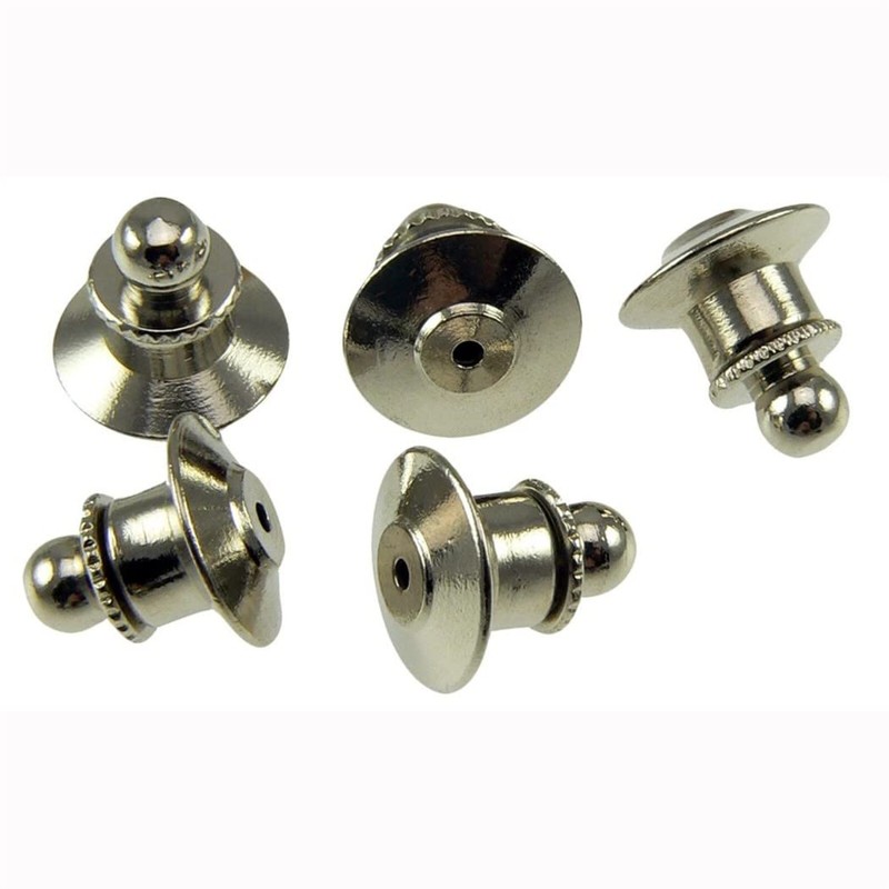 HappyHome Deluxe Round Clutch Pin Badge Catch Clasp Accessory Hardware,