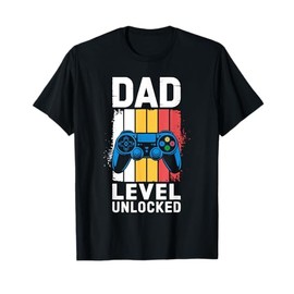 Dad Level Unlocked Shirt Men New Dad Pregnancy Announcement T-Shirt