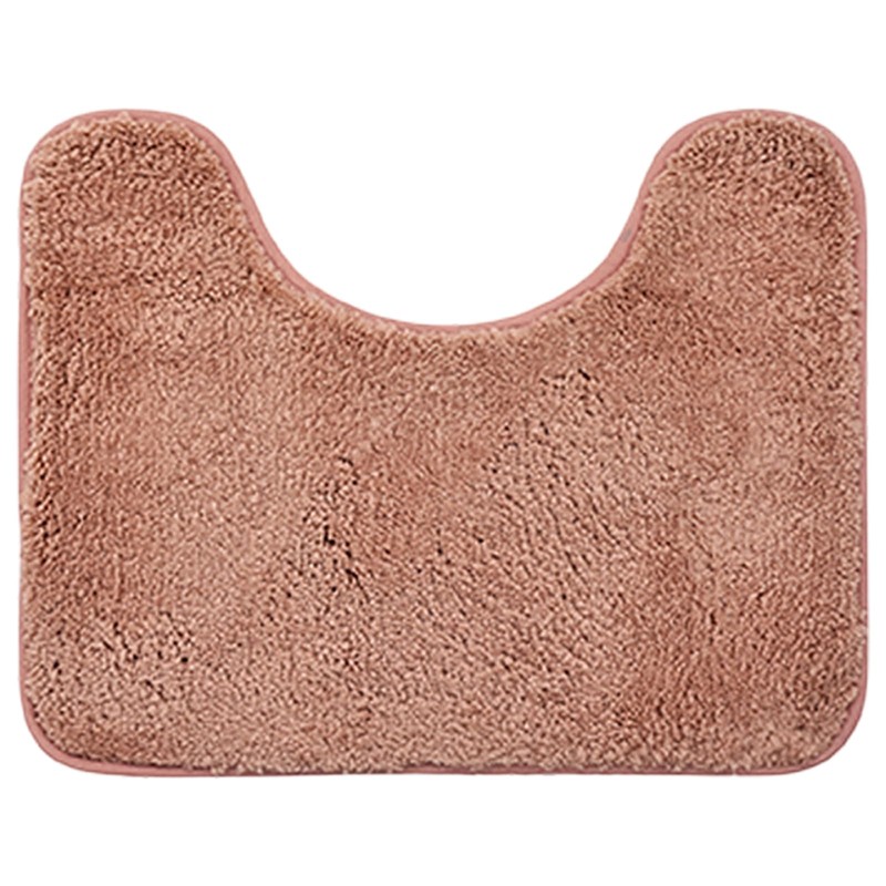 JUJUGO Toilet Mat, U-Shaped Bath Mat, Absorbent, Quick Drying, Anti-Slip,
