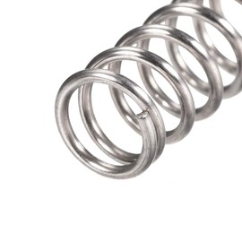 sourcing map Compression Spring 304 Stainless Steel Compression Springs Spiral Spring Steel Spring 10 mm Outer Diameter 1.2 mm Wire Diameter 13.75 mm Compressed Length 25 mm Length 30N Load Capacity