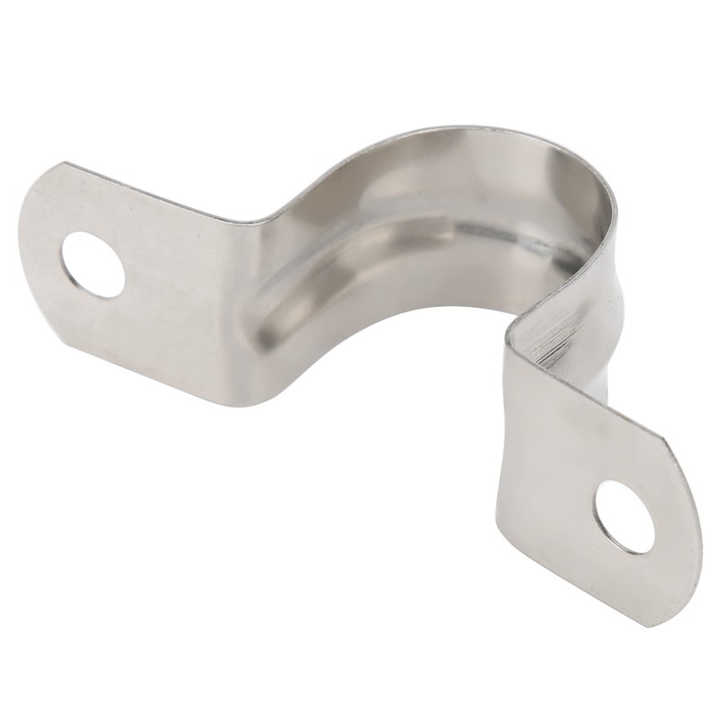 100pcs 25mm U Shaped Saddle Clamp Air Tube Conduit Clips