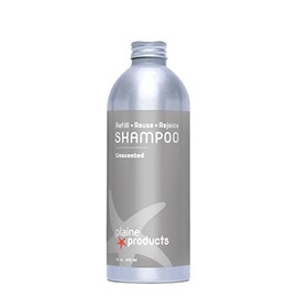 Plaine Products Eco-Friendly Shampoo - Unscented - Sulfate Free, 16oz (Refill without Pump)